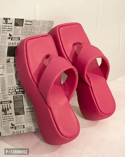 Pink Block Heels For Women-thumb0
