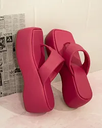 Pink Block Heels For Women-thumb1