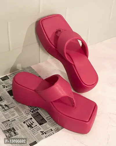Pink Block Heels For Women-thumb3