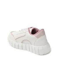 Hasten Textured Lightweight Pink Running Sneakers Casual Shoes-thumb3