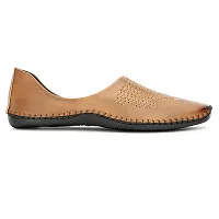 Boys  Men Comfortable Stylish Tan Color Formal Shoes-thumb1