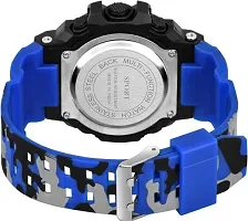 Blue Digital Army Sports Multi Functional Watch With Black Led bAND Digital Watch - For Boys-thumb3