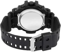 Black Digital Army Sports Multi Functionnal Watch With Black Band Digital Watch - For Boys-thumb1