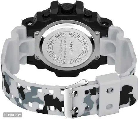 Grey Digital Army Sports Multi Functional Watch For Boys-thumb2
