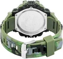 VY VY-120-40 Green Chronograph Army Digital With LED Black Band Digital Watch - For Men-thumb1