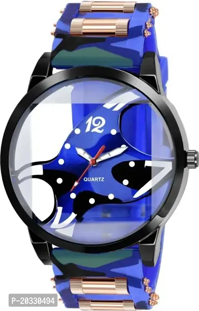 Analog Watch - For Boys Blue Curren-thumb0