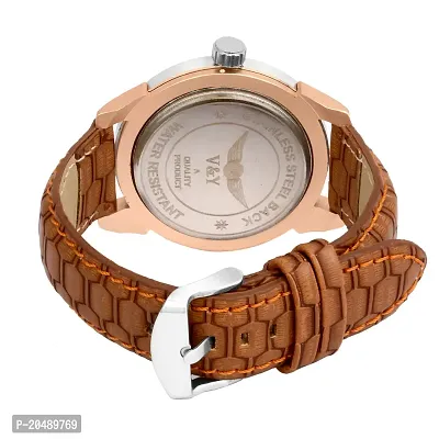 Analog Watch - For Men VY-24-18 BROWN-thumb3