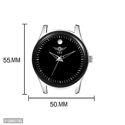 Black Unique Analog Watch With Stylish and Simlpe Strap Analog Watch - For Men VY-24 BLACK-thumb2