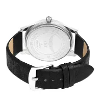 Black Unique Analog Watch With Stylish and Simlpe Strap Analog Watch - For Men VY-24 BLACK-thumb2