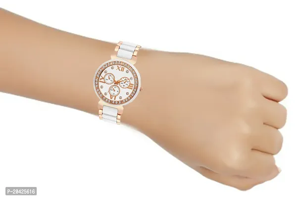 Analog Watch - For Girls VY-100 WHITE-thumb5
