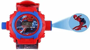 VY Kids Spiderman Projector 24 Images Cartoon Digital Watch - For Boys  Girls-thumb2