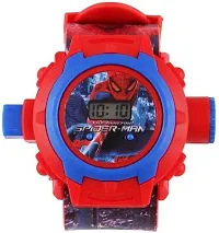 VY Kids Spiderman Projector 24 Images Cartoon Digital Watch - For Boys  Girls-thumb3