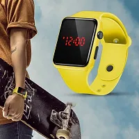 VY Square Dial Yellow Led Watch For Boys Digital Watch - For Boys  Girls-thumb4