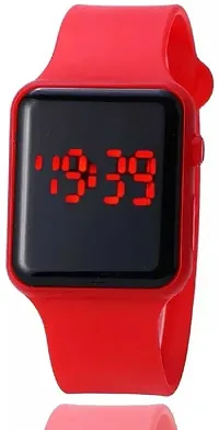 VY Square Dial Red Led Watch For Boys Digital Watch - For Boys  Girls-thumb3