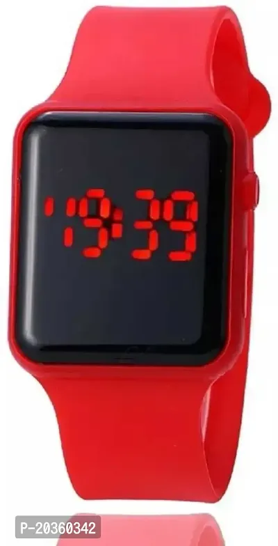 VY Square Dial Red Led Watch For Boys Digital Watch - For Boys  Girls-thumb4