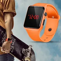 VY Square Dial Orange Led Watch For Boys Digital Watch - For Boys  Girls-thumb2