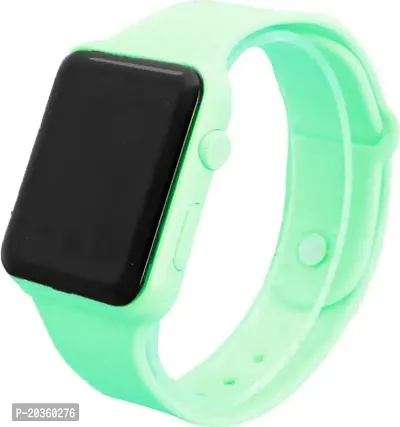 VY Square Dial Green Led Watch For Boys Digital Watch - For Boys  Girls-thumb4