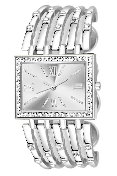 Attractive Designer Square Dial with Fancy Strap Analog Watch - For Girls