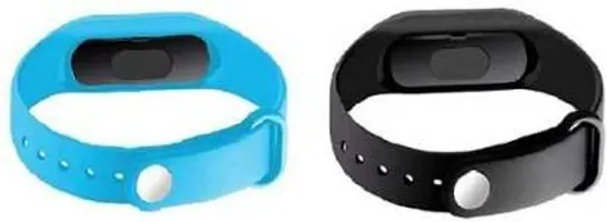 Trending Sky Blue  Black M2 Band LED Digital Watches Combo For Kids-thumb3