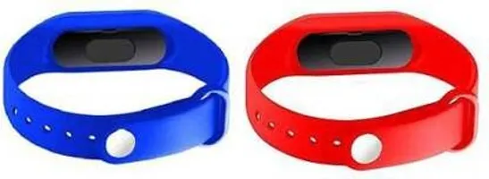 Trending Blue  Red M2 Band Combo LED Digital Sports Watch For Kids-thumb3