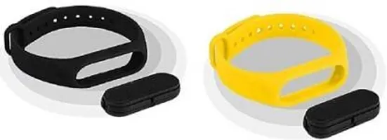 Trending Black  Yellow M2 Band combo LED Digital Sports Watch For Kids-thumb3