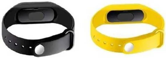 Trending Black  Yellow M2 Band combo LED Digital Sports Watch For Kids-thumb4