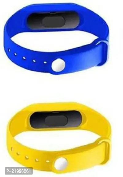 New Design Blue  Yellow M2 Band LED Digital Watches Combo For Kids-thumb2