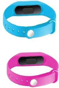 Kids Favourite Sky Blue  Pink M2 Band LED Digital Watches Combo For Kids-thumb3