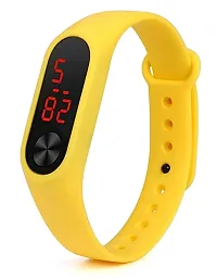New Yellow  Orange M2 Band LED Digital Watches Combo For Kids-thumb2