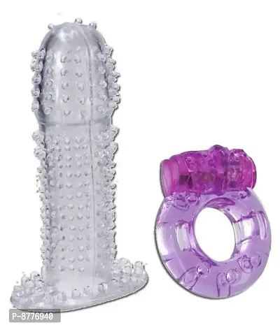 Best Seller Washable Extra Dotted Crystal Ring Condom for men Combo Pack-thumb0