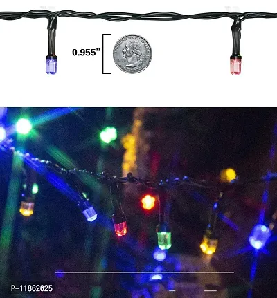 thriftkart Diamond 54 LEDs 25FT Twinkle Lights String Lights Big Diamond Led Light Tree Twinkle Lights for Diwali Festival and Home Decoration (Multi Color)-thumb4