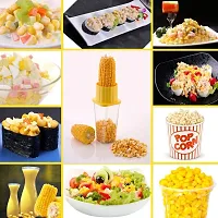 thriftkart Unbreakable Plastic Corn Stripper Corn Seeds Remover Cutter Peeler with Container for Home & Kitchen-thumb4