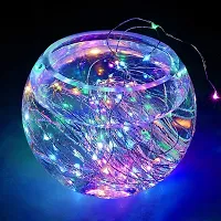 thriftkart Multicolor 3 Meter Waterproof Wire LED String Fairy Lights Decorative Led Light (Plastic)-thumb1