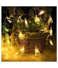 thriftkart 16 LED Led Wine Bottles Lights String Lights for Festival Party Diwali Home Decoration (Yellow)-thumb3