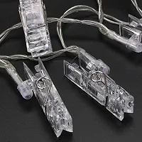 thriftkart - Photo Clip String Light for Decoration, Battery Powered, Warm White, 10 Clips-thumb4