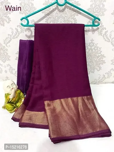 Fancy Chiffon Saree with Blouse Piece for Women