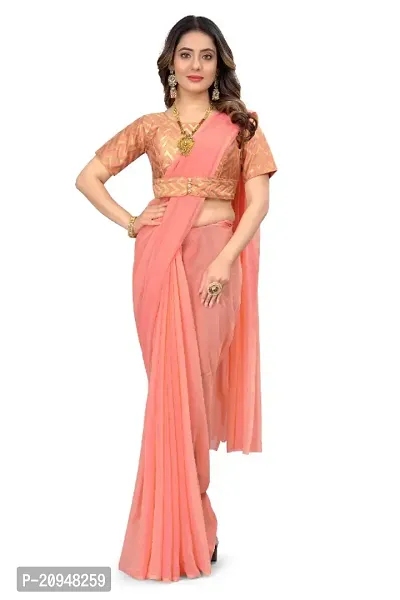 Stylish Georgette Saree with Blouse Piece For Women