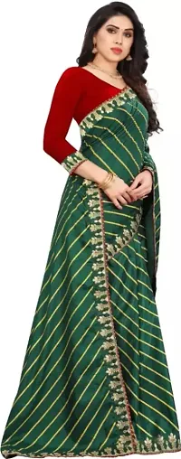 Stylish Dola Silk Saree With Blouse Piece For Women