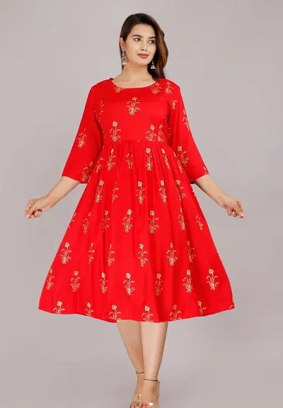 Elegant Rayon Kurta For Women