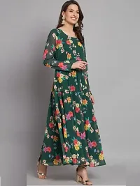 Latest Georgette Printed Gown For Women-thumb1