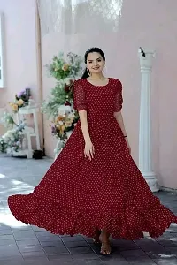 New Letest Attractive Georgette Gown Collaction-thumb2