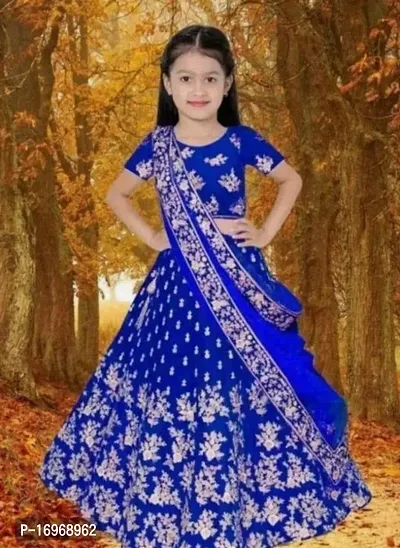 Buy Fancy Satin Lehenga Cholis For Baby Girl Online In India At