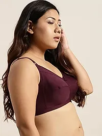 winsure Women's Cotton Non-Padded Non-Wired Everyday Bra Purple (32 B)-thumb4