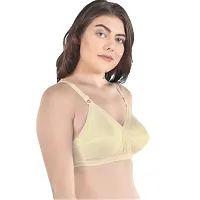 winsure Women's Cotton Non-Padded Wire Free Full-Coverage Bra (wins cott_White_32C To 46C)-thumb2