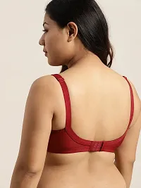 winsure Women's Cotton Non-Padded Non-Wired Everyday Bra Red (38 B)-thumb2