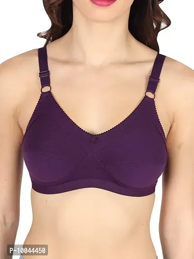 Buy winsure Women's Non Padded Non Wired Cotton Lycra Fabric Bra with  Special Broad Straps 3 Hooks (B, 42) Online In India At Discounted Prices