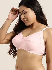 winsure Women's Cotton Non-Padded Non-Wired Everyday Bra Light Pink (40 B)-thumb3