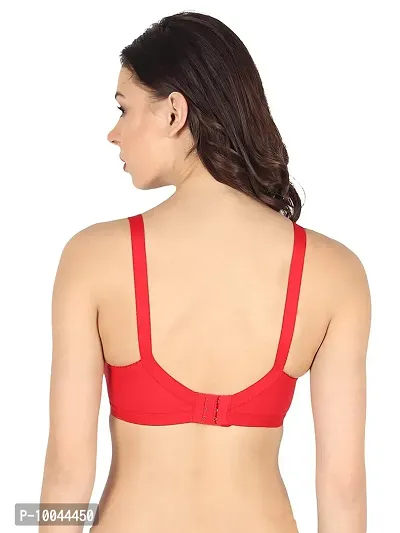 Buy winsure Women's Non Padded Non Wired Cotton Lycra Fabric Bra with  Special Broad Straps 3 Hooks (B, 42) Online In India At Discounted Prices