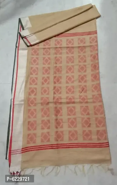 Cotton Silk Printed Saree with Blouse piece