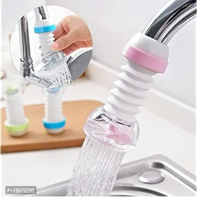 Collapsible Kitchen Sprinkler Filter Water Saving Device Faucet (Small, Multicolour) (2)